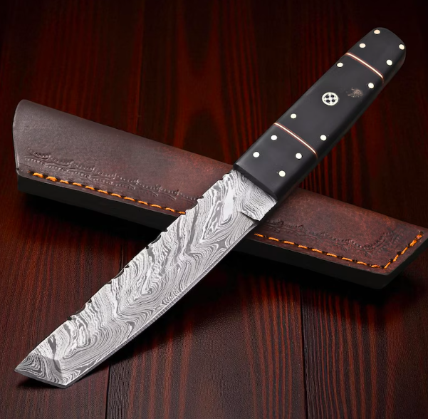 Hand-Forged Japanese-Style Tanto Knife