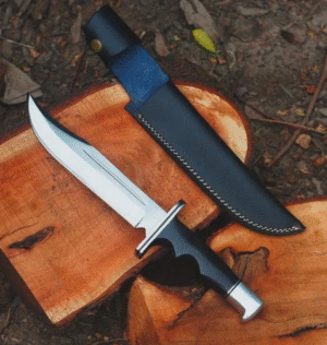 Handmade Scream Ghostface Replica Bowie Knife W/Sheath | Hunting | Camping | Best Knife | Survival | Birthday Gift W/Sheath | Buck 120 Knife